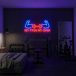 Dumbbell Neon Wall Sign
