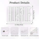 Humble Hustle Neon Wall Sign