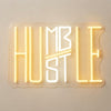 Humble Hustle Neon Wall Sign