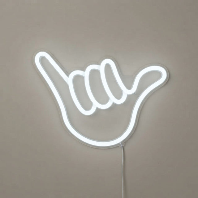 Peace Sign Neon Wall Sign