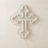 USB-Powered LED Neon Cross Sign